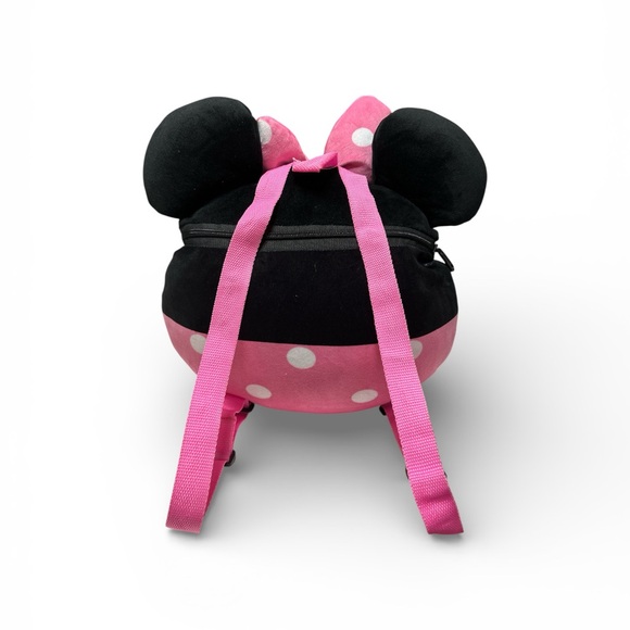 Disney Minnie Mouse Pink and Black Kids Backpack - Picture 2 of 10
